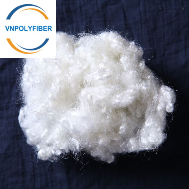 Soft touch and high tenacity recycled Hollow Conjugated polyester fiber