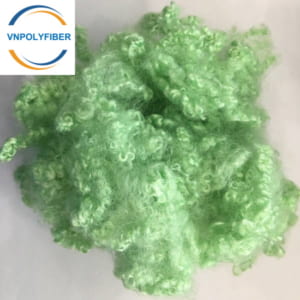 green poly fiber fill