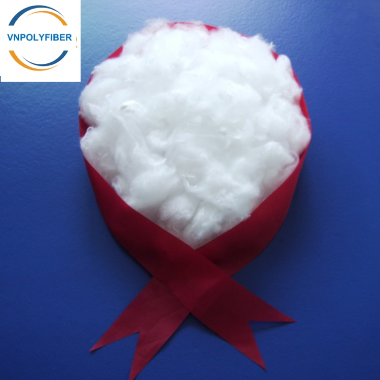 Polyester Carded Fiber for Stuffing and Filling - POLYESTER STAPLE FIBER  HOLLOW CONJUGATED FIBER