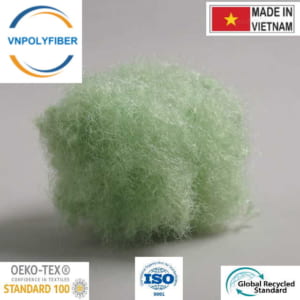 green poly fiber fill