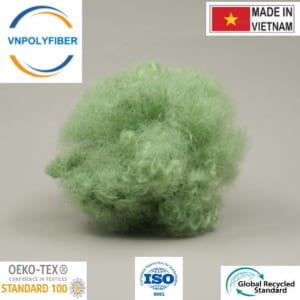 green poly fiber fill