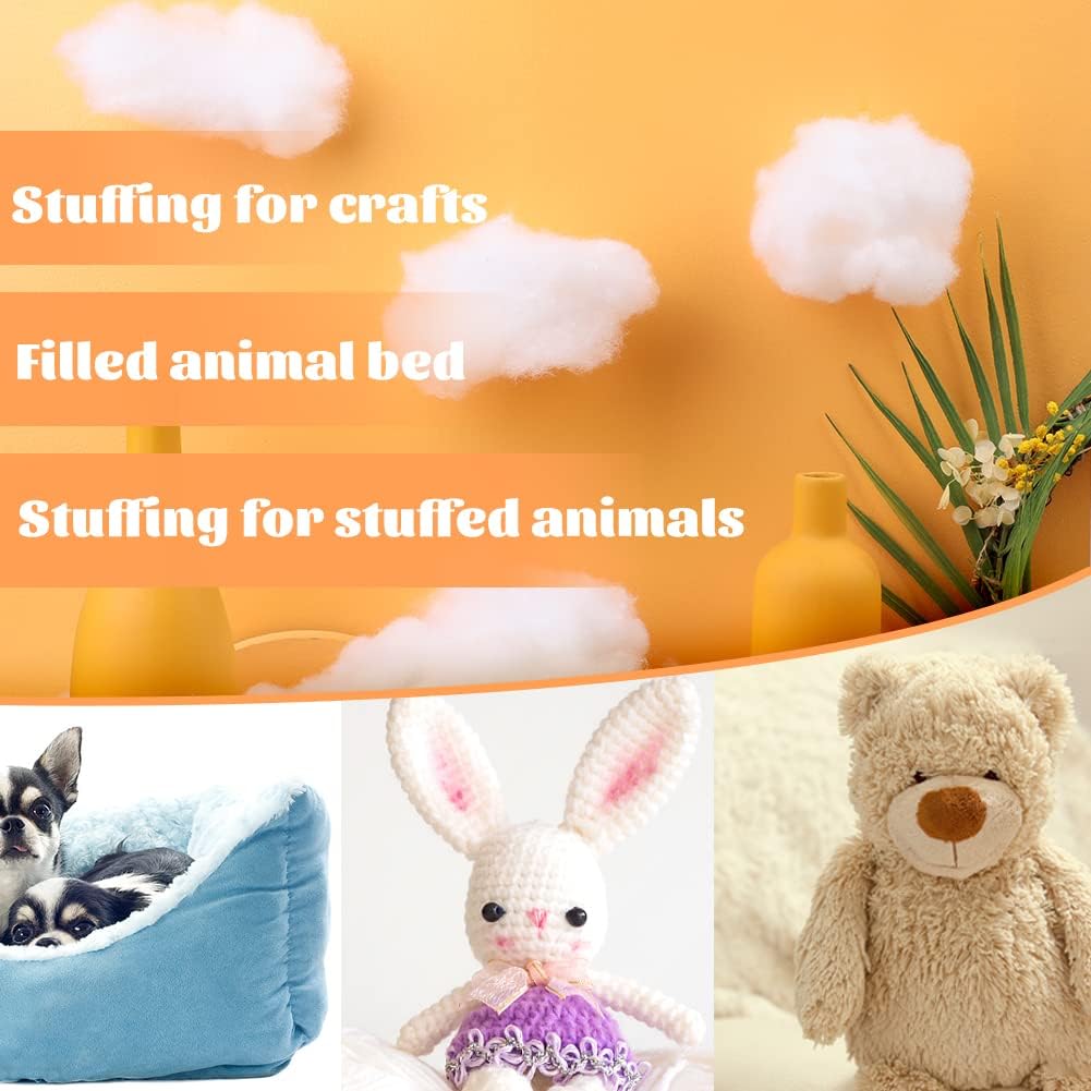 Hollowfiber Polyester Filling Toys Teddy Bear Cushion Pillow Craft Soft  Stuffing