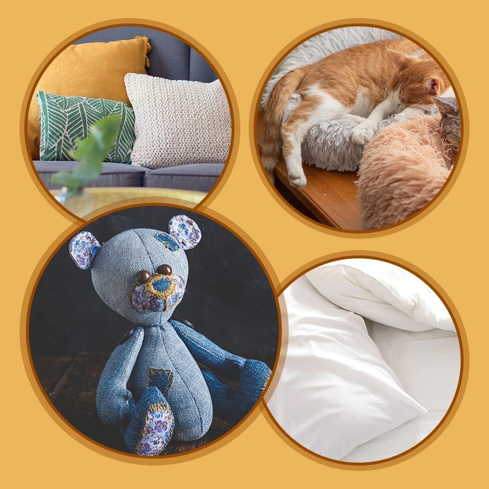 Soft Polyester Fiber Fill, Polyfil, Stuffing for Toys, Pillows and Cushions  